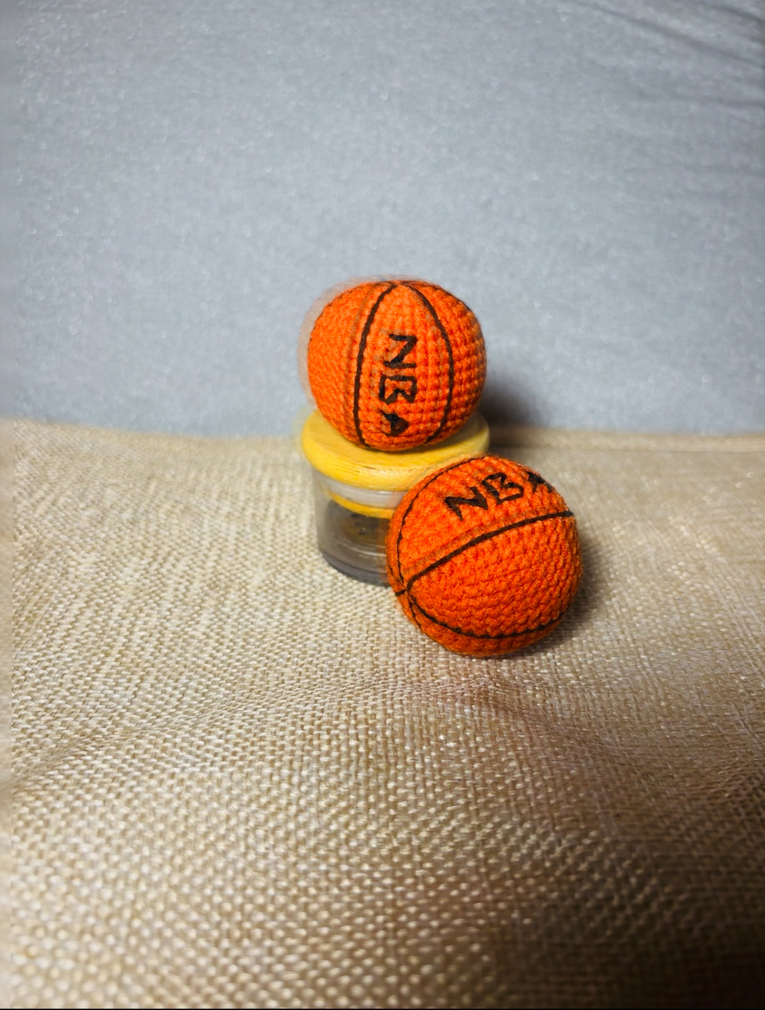 Mini Crochet Basketballs – Handcrafted Sports Collectibles