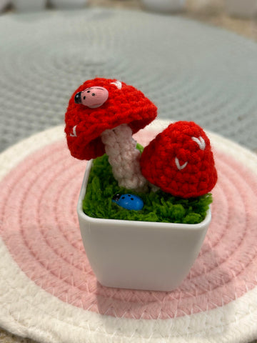 Handmade Crochet Mushrooms Crochet